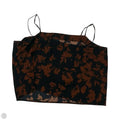 Blouse Sleeveless By Abercrombie And Fitch In Black & Brown, Size: Xxl