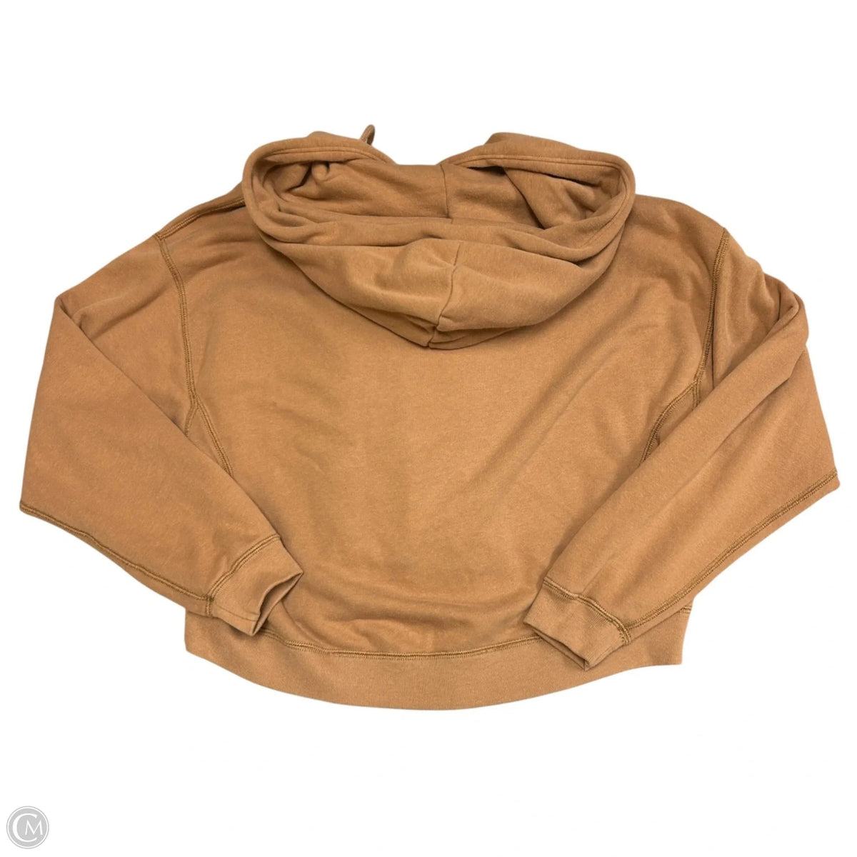 Sweatshirt Hoodie By Abercrombie And Fitch In Brown, Size: M