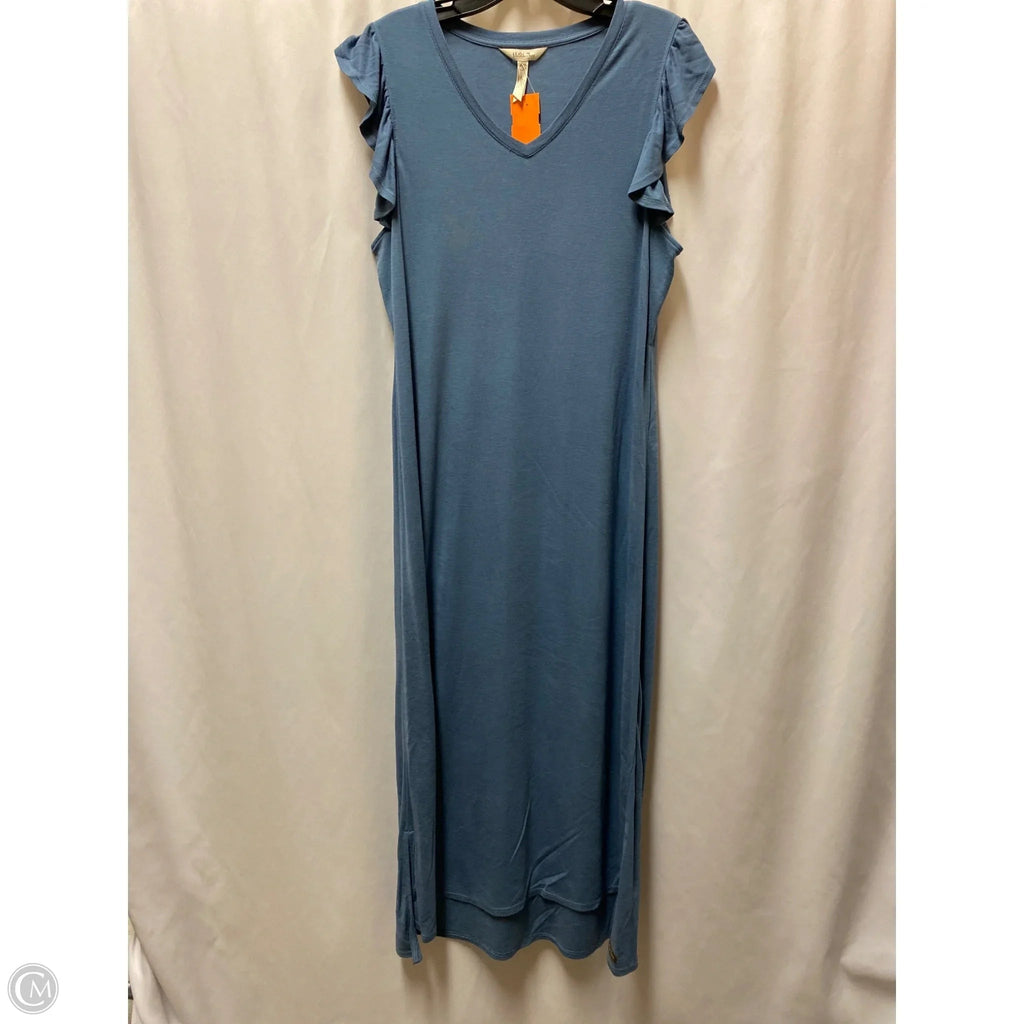 Dress Casual Maxi By Matilda Jane In Blue, Size: L