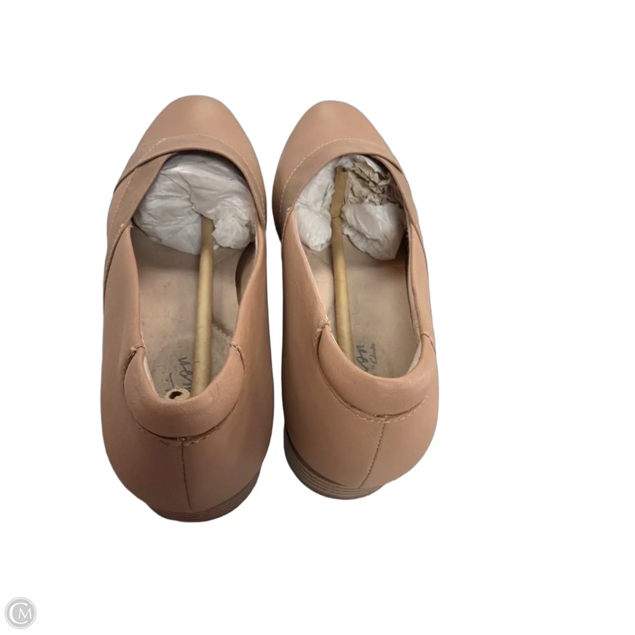 Shoes Heels Block By Clarks In Brown, Size: 8