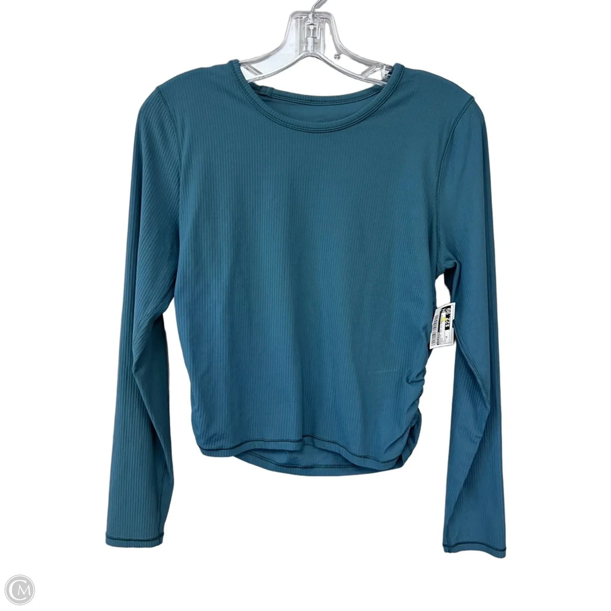 Athletic Top Long Sleeve Crewneck By Lululemon In Green, Size: 12