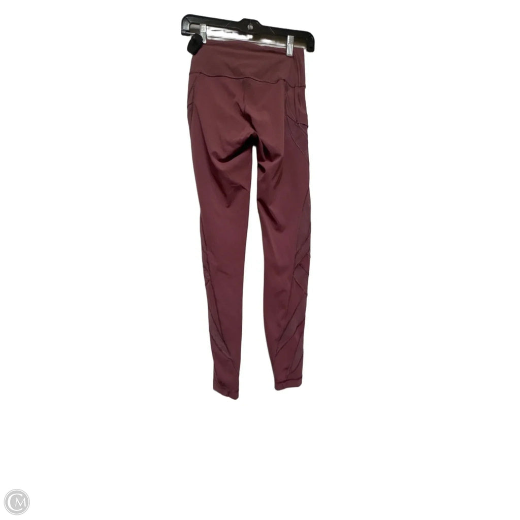 Athletic Leggings By Lululemon In Mauve, Size: S
