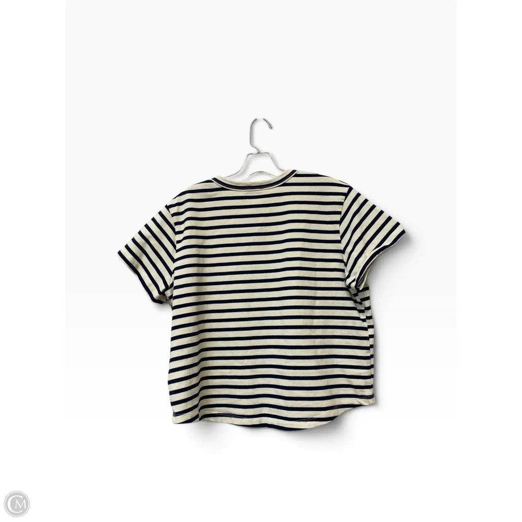 Top Short Sleeve By Tuckernuck In Striped Pattern, Size: M