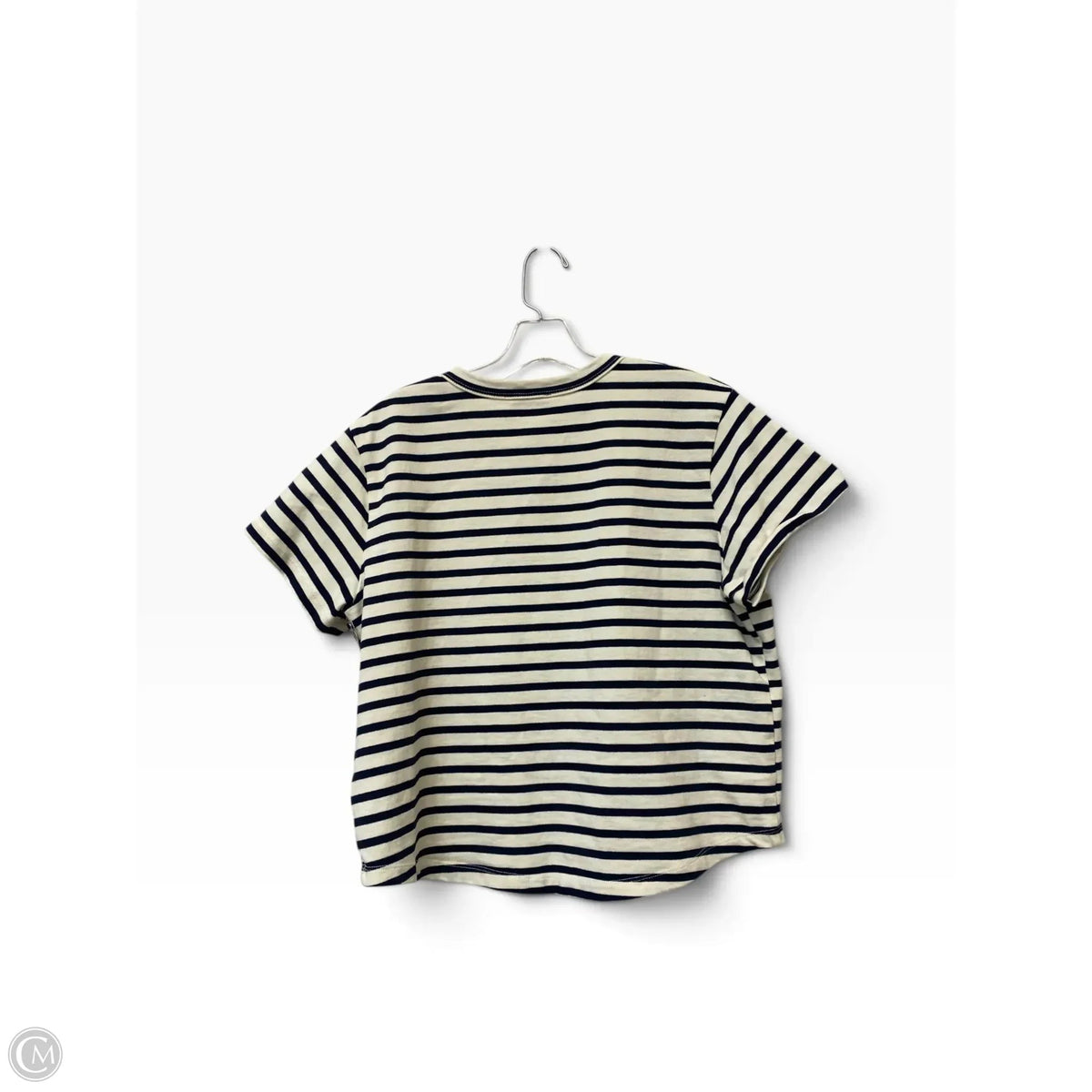 Top Short Sleeve By Tuckernuck In Striped Pattern, Size: M