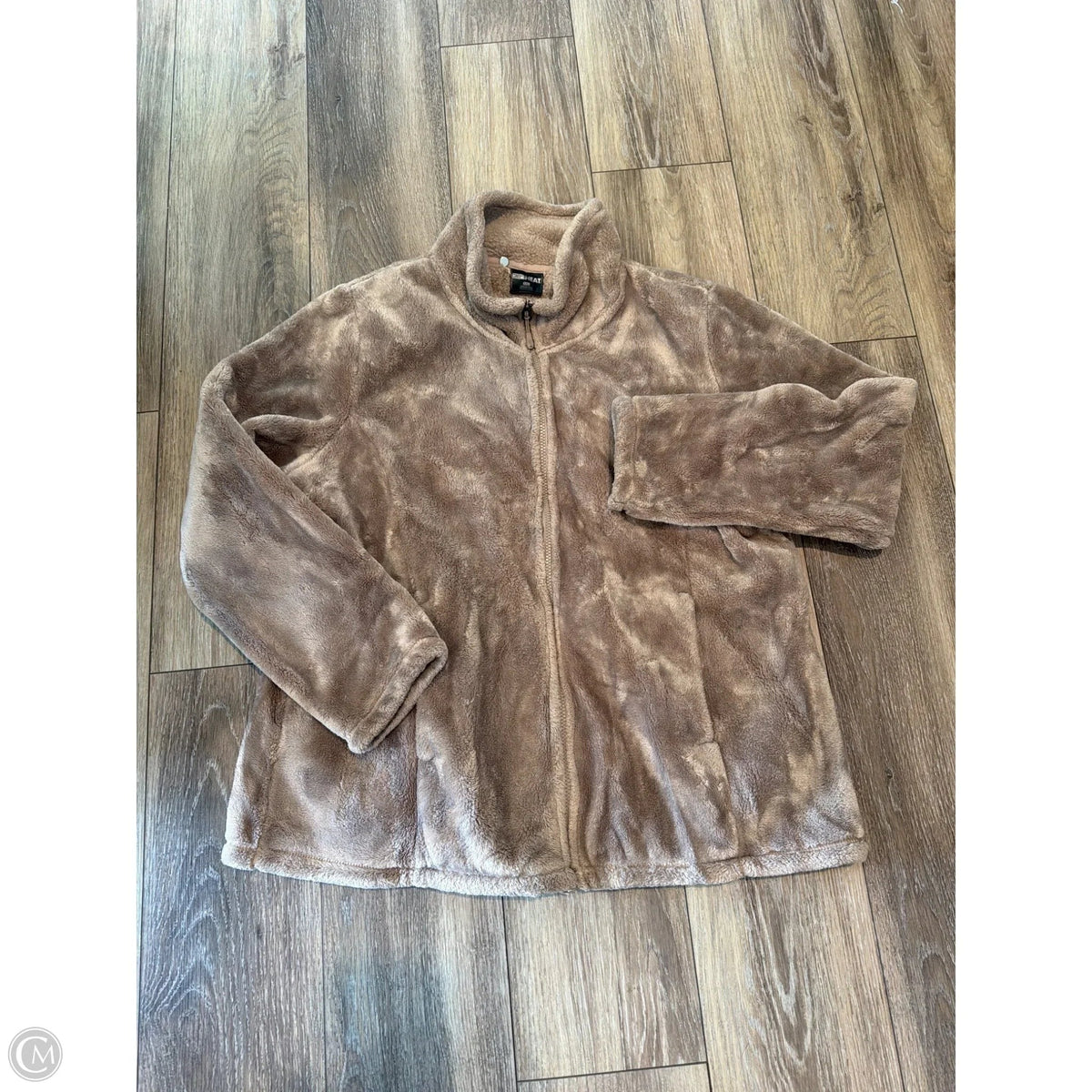 Jacket Fleece By 32 Degrees In Brown, Size: 1x
