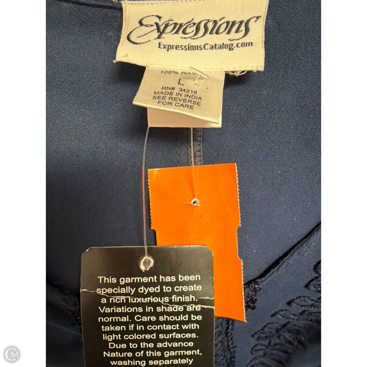 Dress Casual Maxi By Clothes Mentor In Navy, Size: L