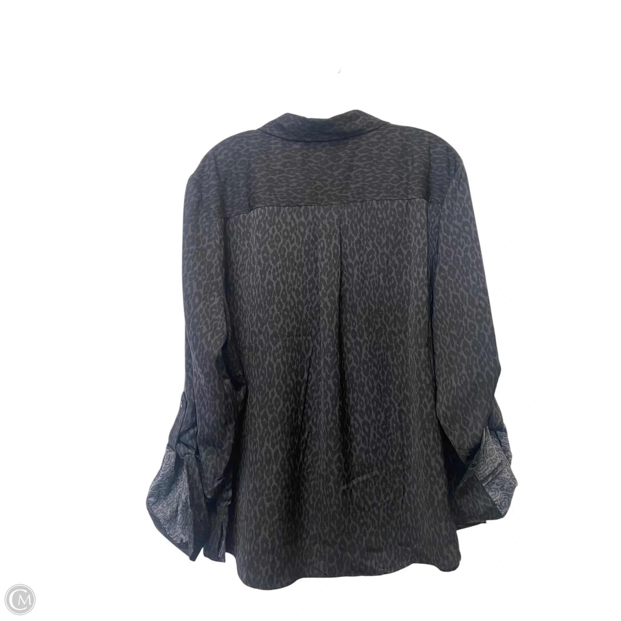 Top Long Sleeve By Chicos In Black, Size: Xl