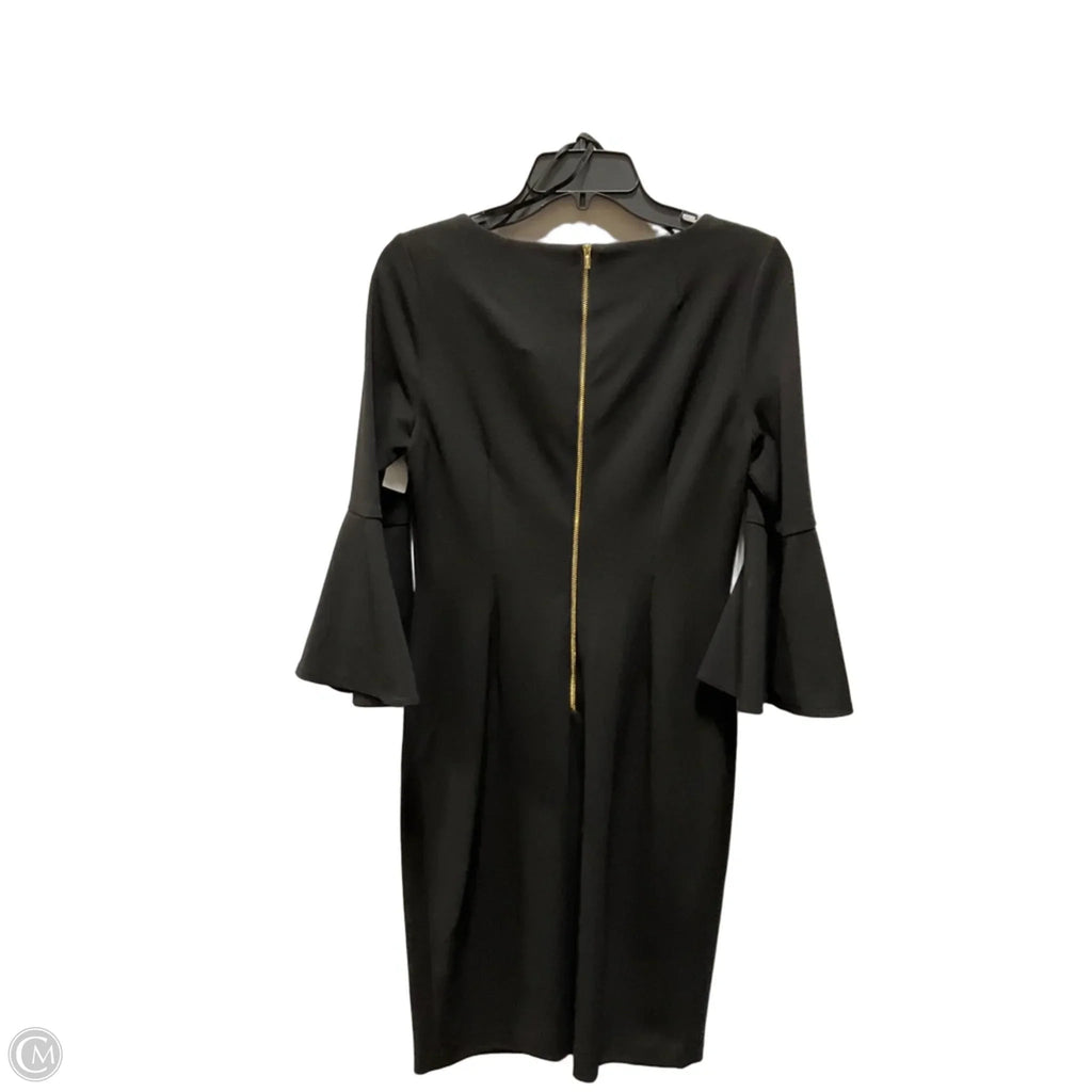 Dress Party Midi By Calvin Klein In Black, Size: 6
