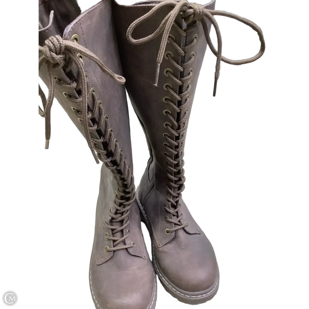 Boots Combat By Torrid In Brown, Size: 9