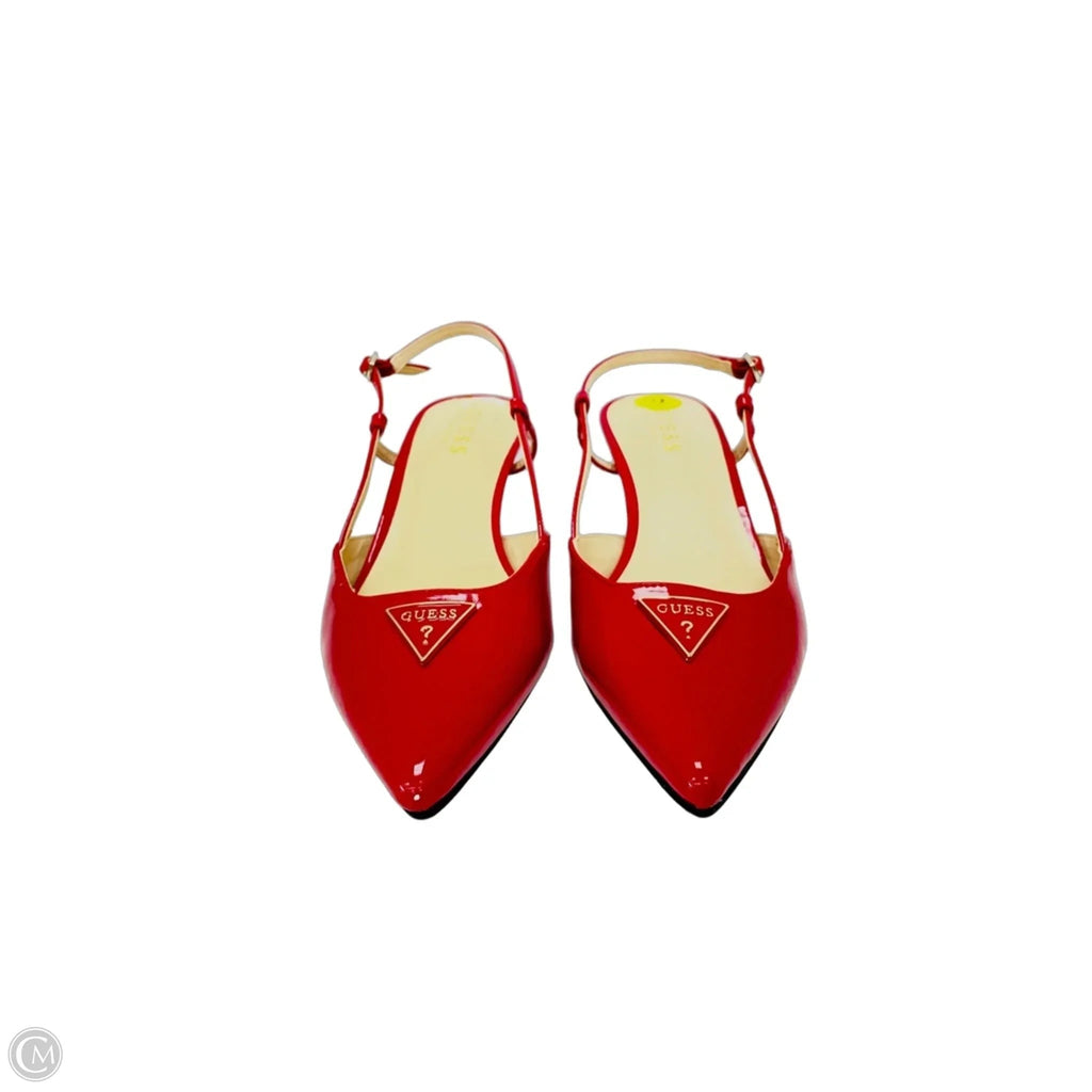 Shoes Heels Kitten By Guess In Red, Size: 9