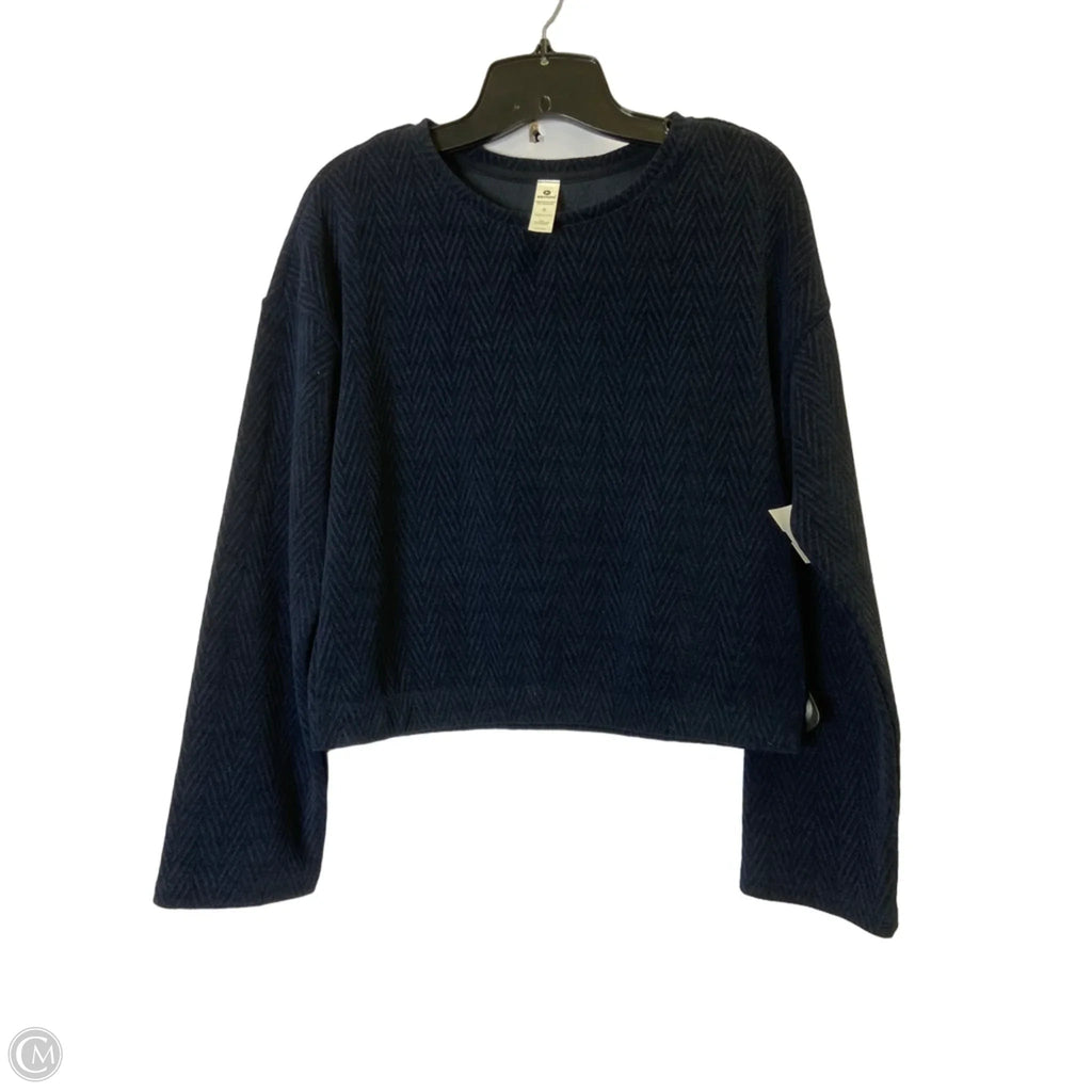 Top Long Sleeve By 90 Degrees By Reflex In Navy, Size: S