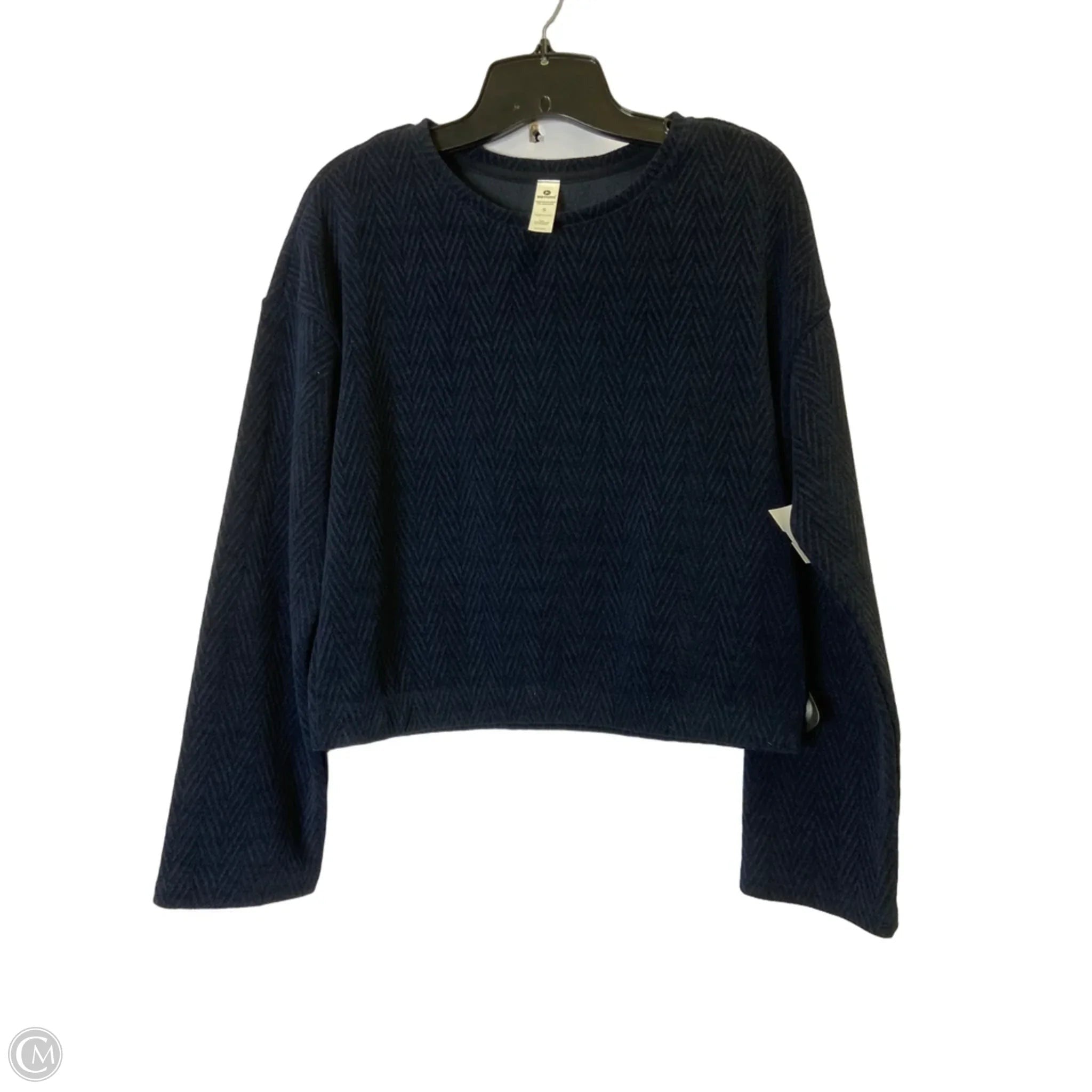 Top Long Sleeve By 90 Degrees By Reflex In Navy, Size: S
