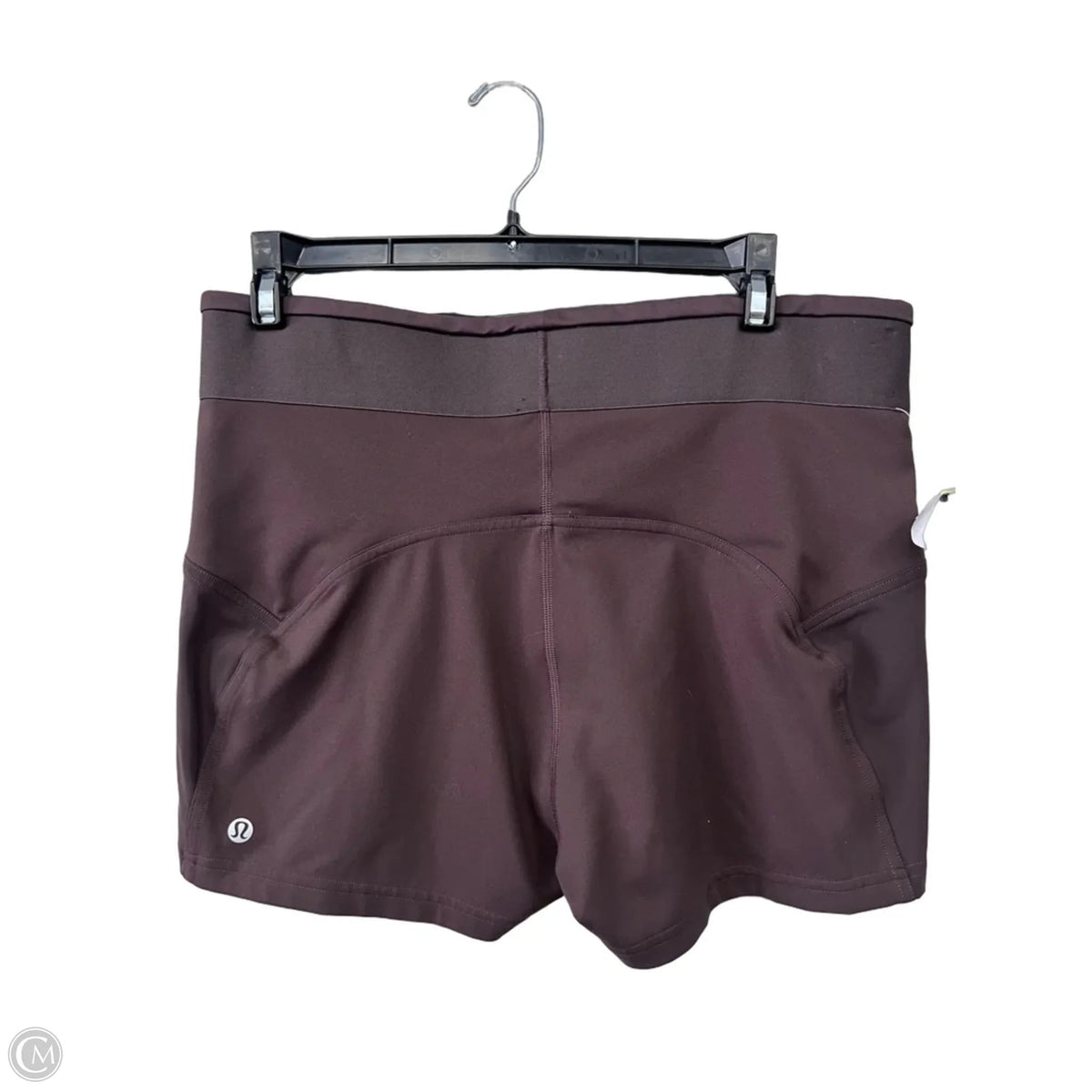 Athletic Shorts By Lululemon In Brown, Size: 8