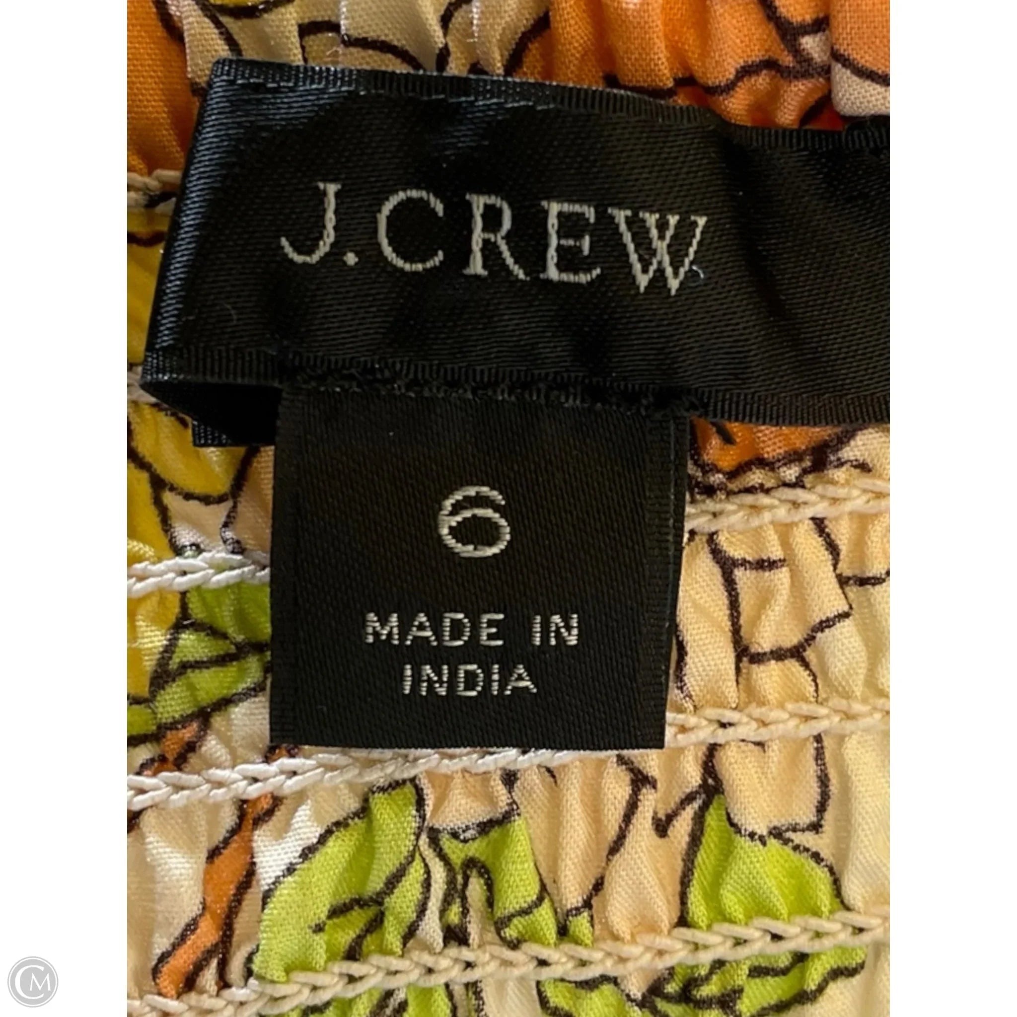 Top Long Sleeve By J. Crew In Floral Print, Size: 6