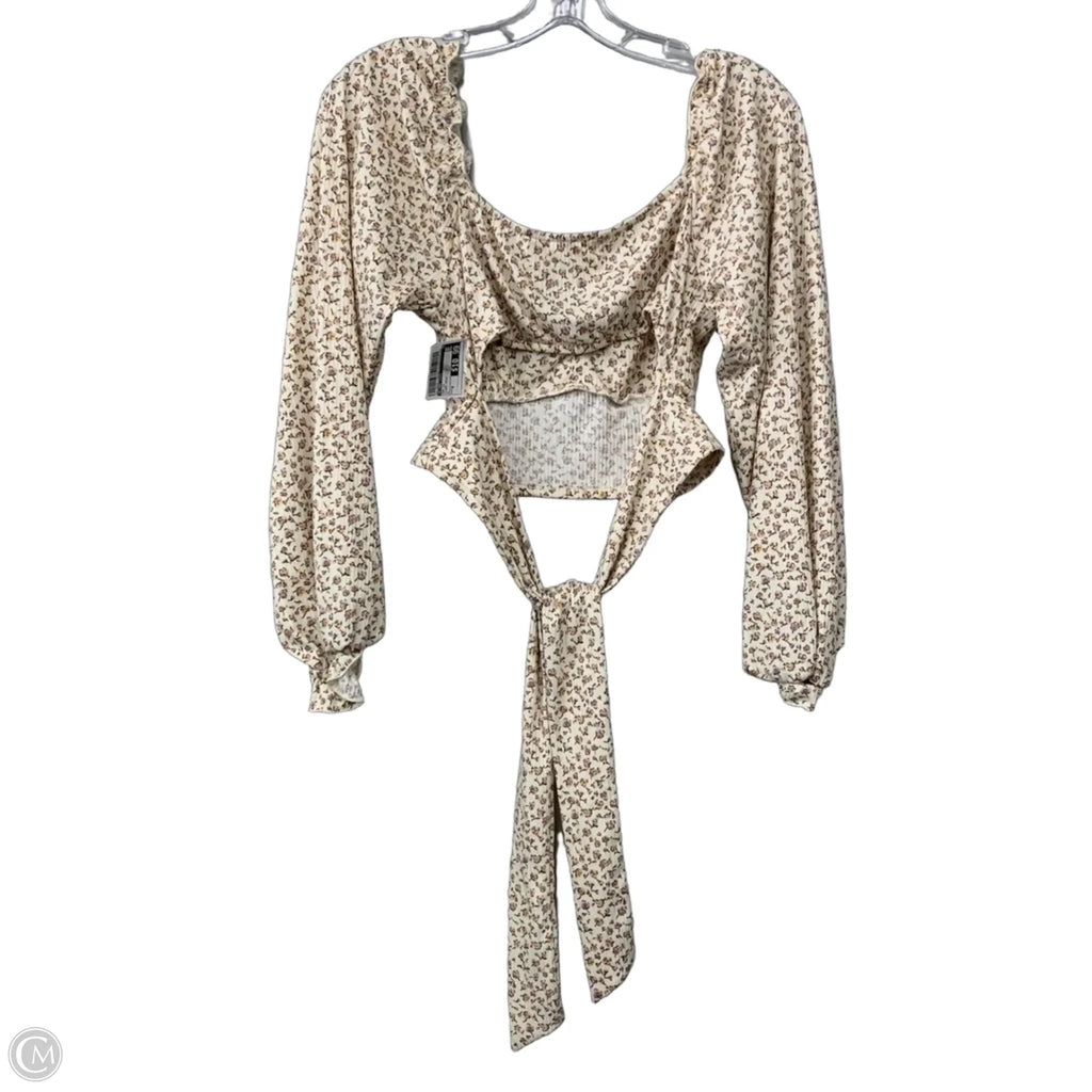 Top Long Sleeve By Altard State In Floral Print, Size: M