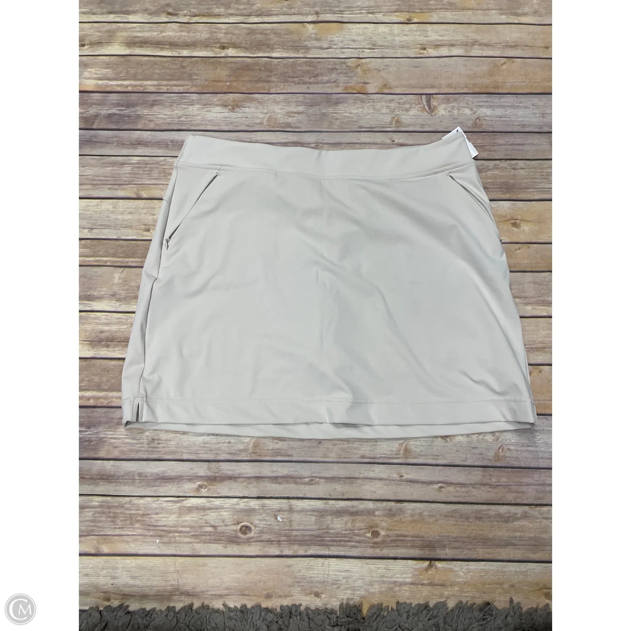 Athletic Skort By 32 Degrees In Tan, Size: Xl
