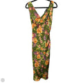 Dress Casual Midi By Dress Forum In Green & Orange, Size: M