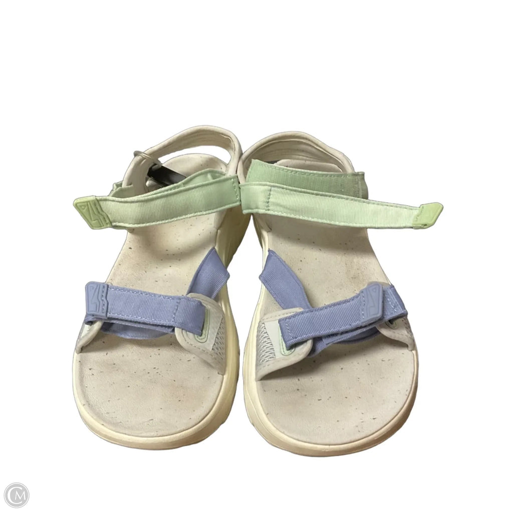 Sandals Sport By Teva In Green & Purple, Size: 9