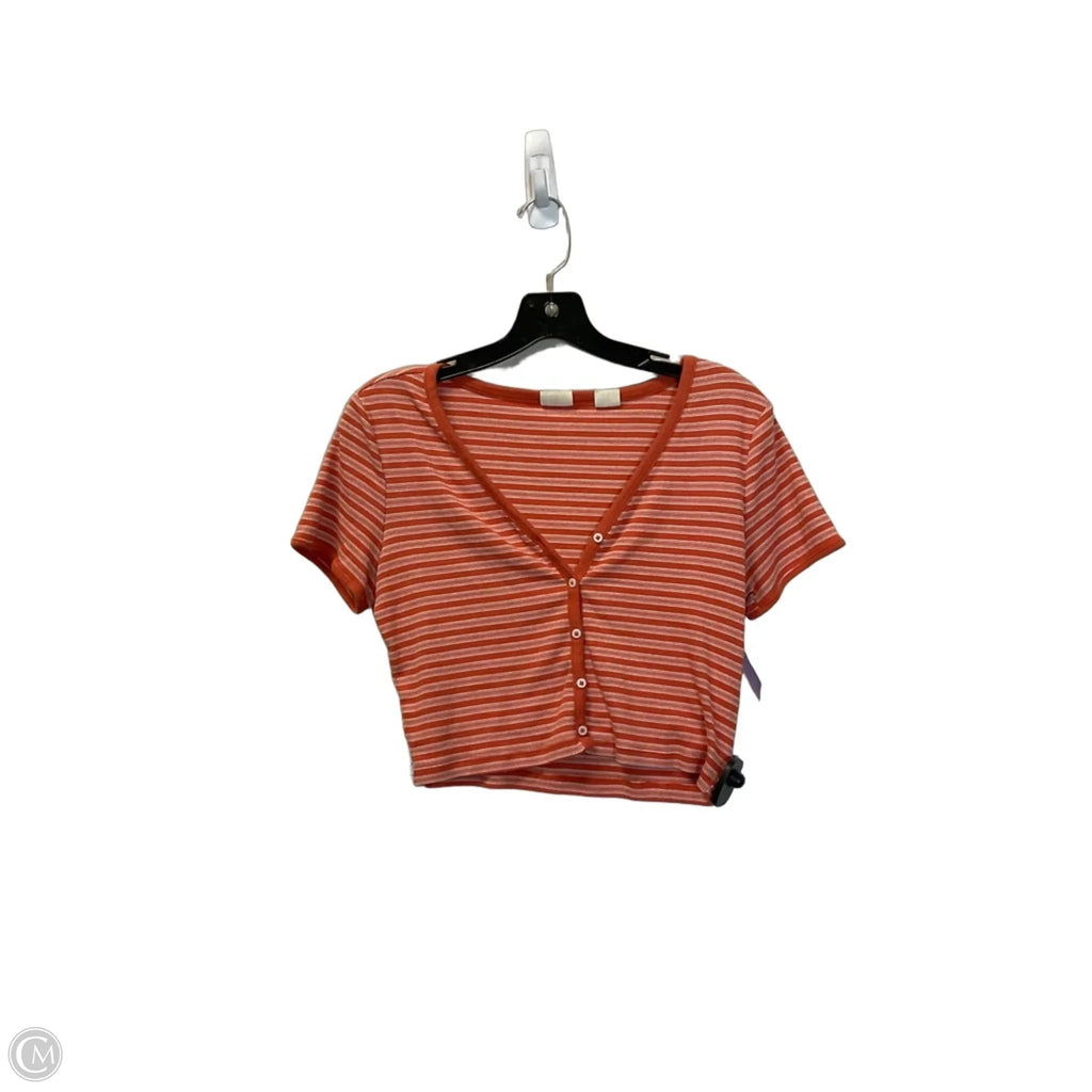 Top Short Sleeve Basic By Levis In Orange, Size: L