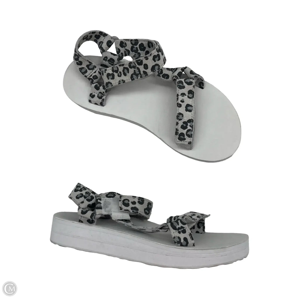 Sandals Sport By Teva In Leopard Print, Size: 7