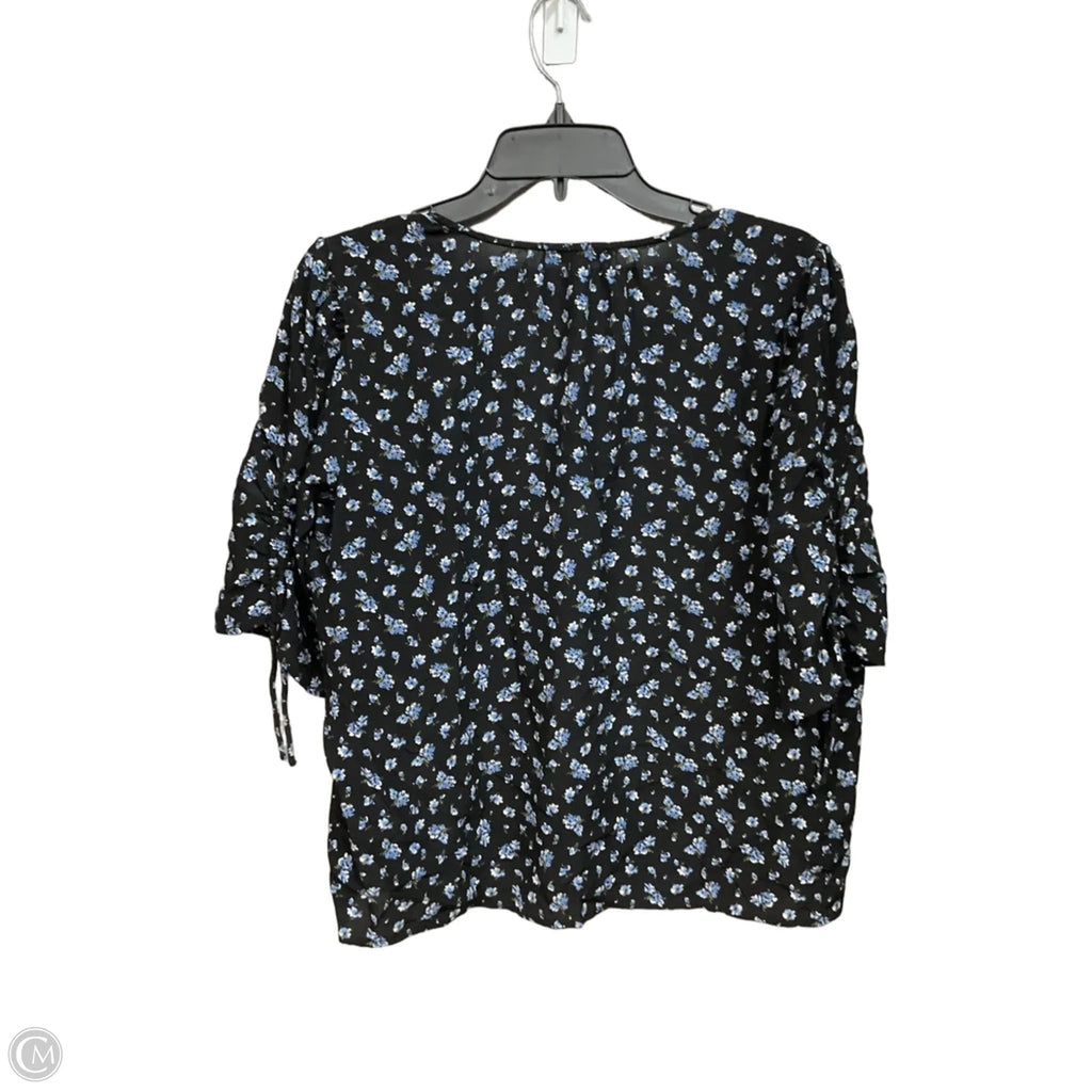 Top Short Sleeve By Madewell In Black, Size: Xl