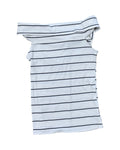 Top Sleeveless By A New Day In Blue & Cream, Size:S