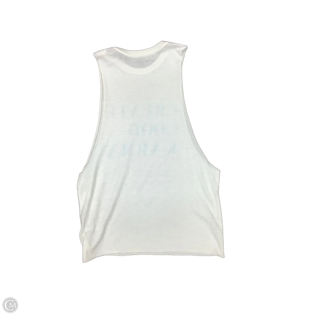 Top Sleeveless By Spiritual Gangster In White, Size: S