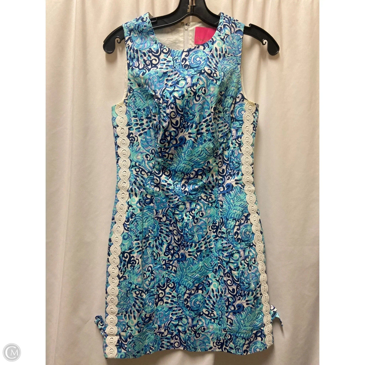 Dress Designer By Lilly Pulitzer In Blue & Purple, Size: 0