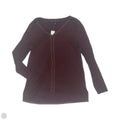 Top Long Sleeve By White House Black Market In Maroon, Size: S