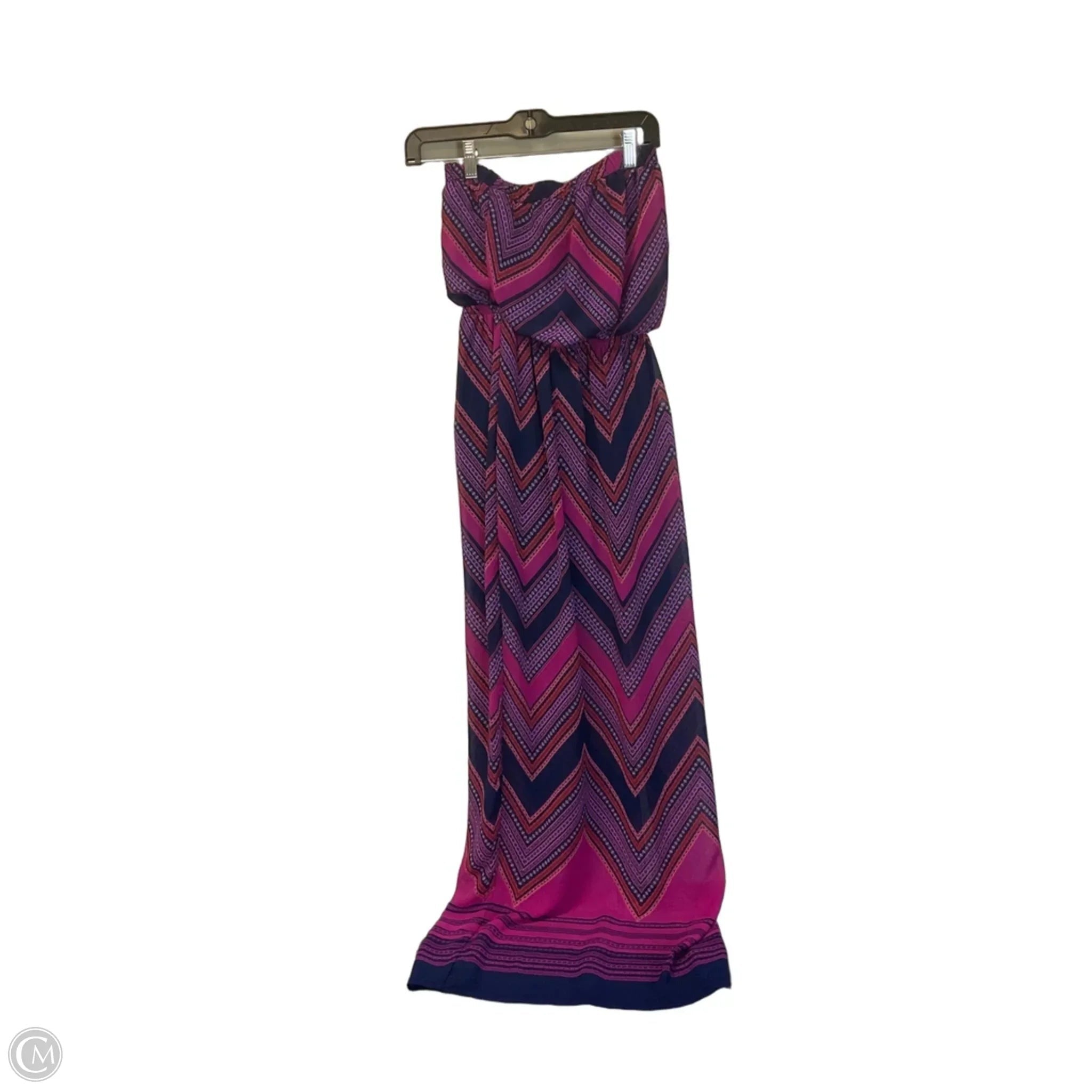 Dress Casual Maxi By Express In Purple, Size: Xs
