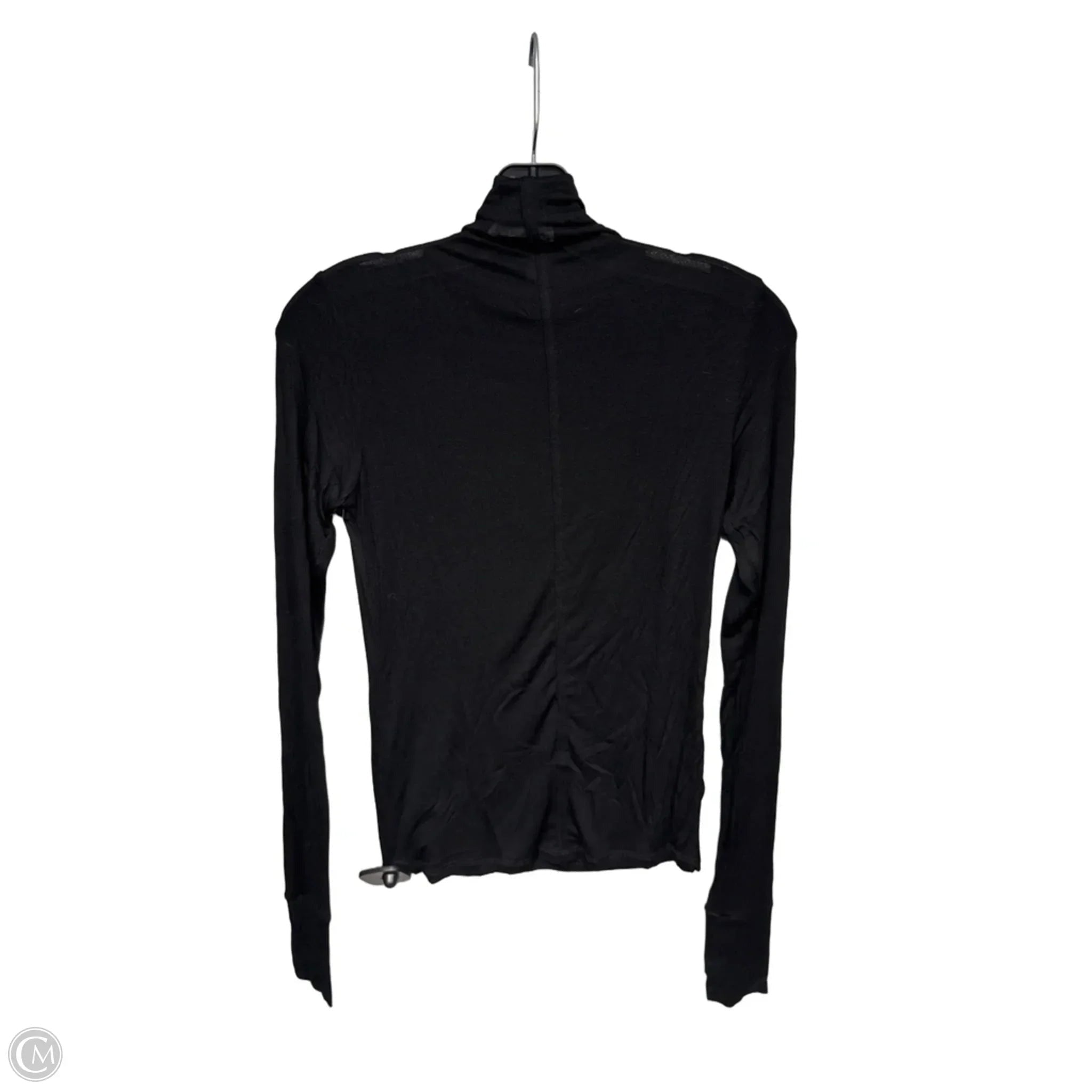 Top Long Sleeve By Clothes Mentor In Black, Size: M