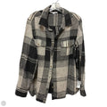 Blouse Long Sleeve By Oneill In Plaid Pattern, Size: L