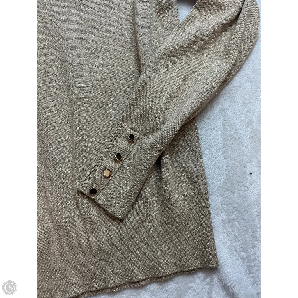 Top Long Sleeve By Ann Taylor In Gold, Size: S