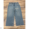 Jeans Wide Leg By Abercrombie And Fitch In Blue Denim, Size: 12