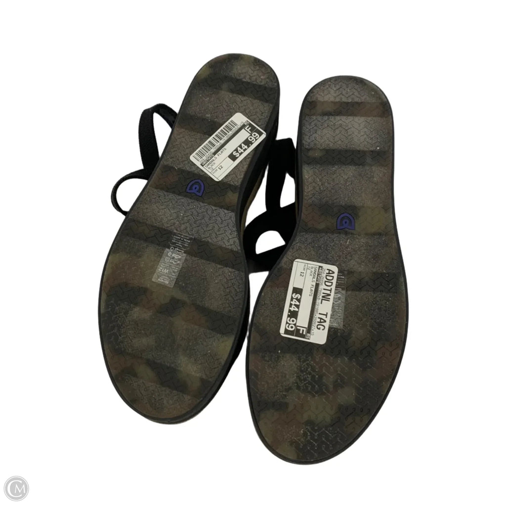 Sandals Flats By Rothys In Black, Size: 12