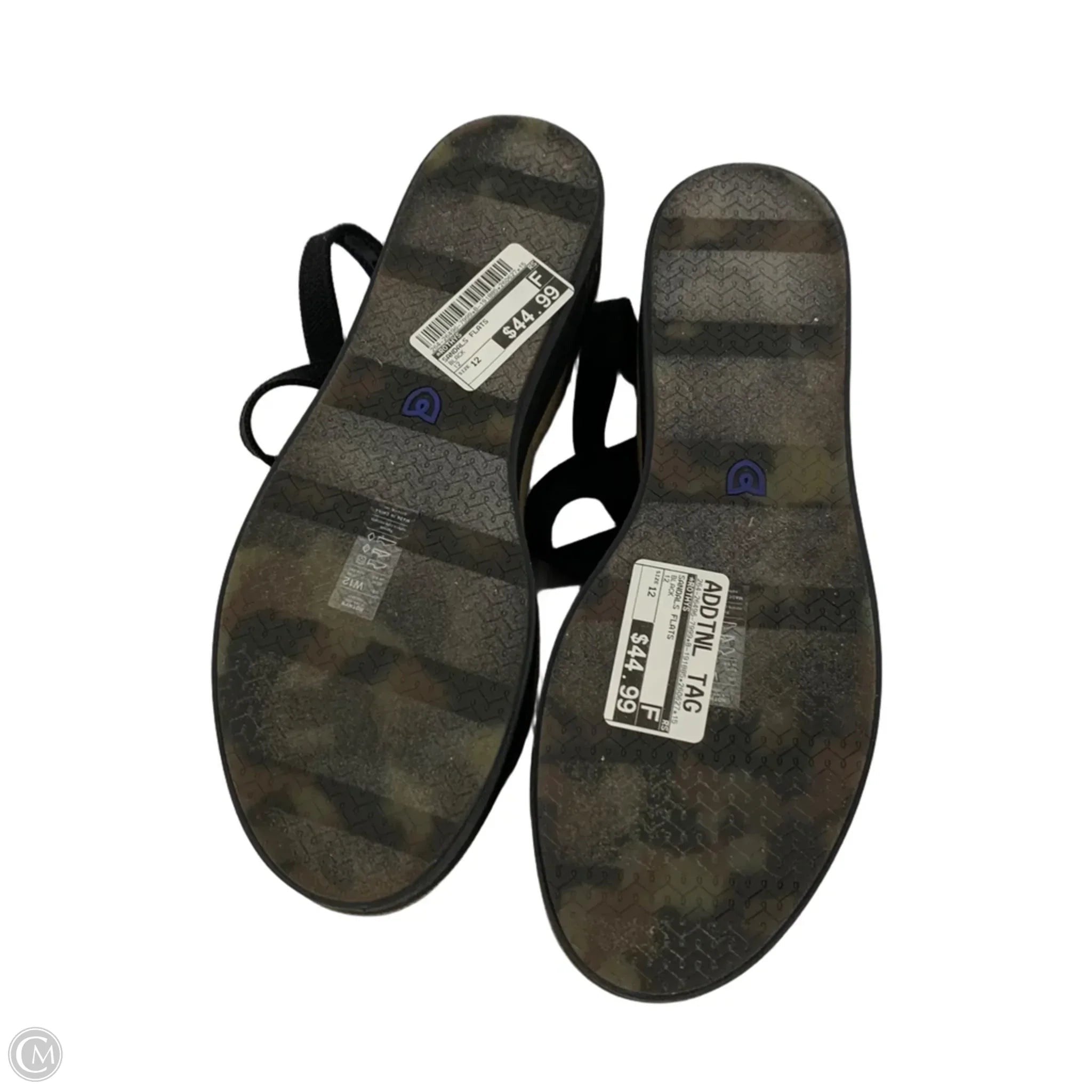 Sandals Flats By Rothys In Black, Size: 12