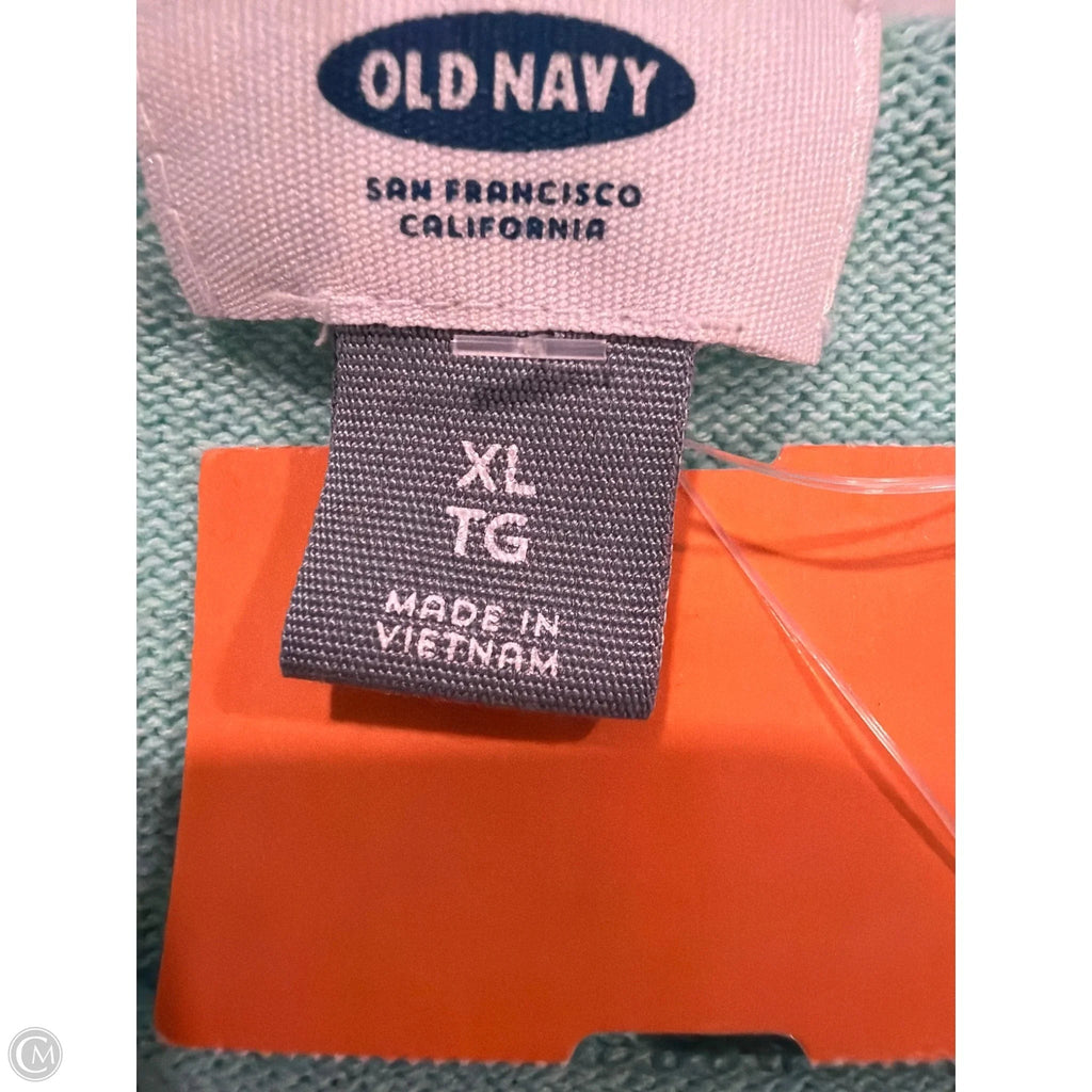 Top Long Sleeve By Old Navy In Teal, Size: Xl