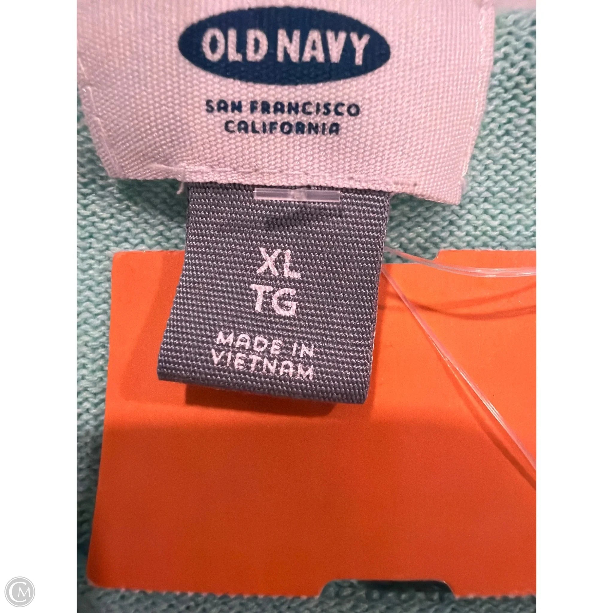 Top Long Sleeve By Old Navy In Teal, Size: Xl