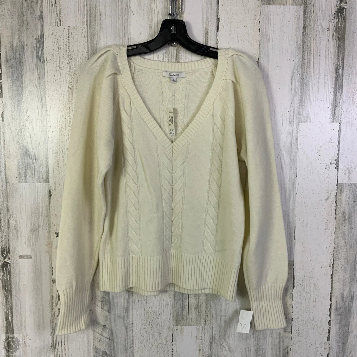 Sweater By Madewell In Cream, Size: M
