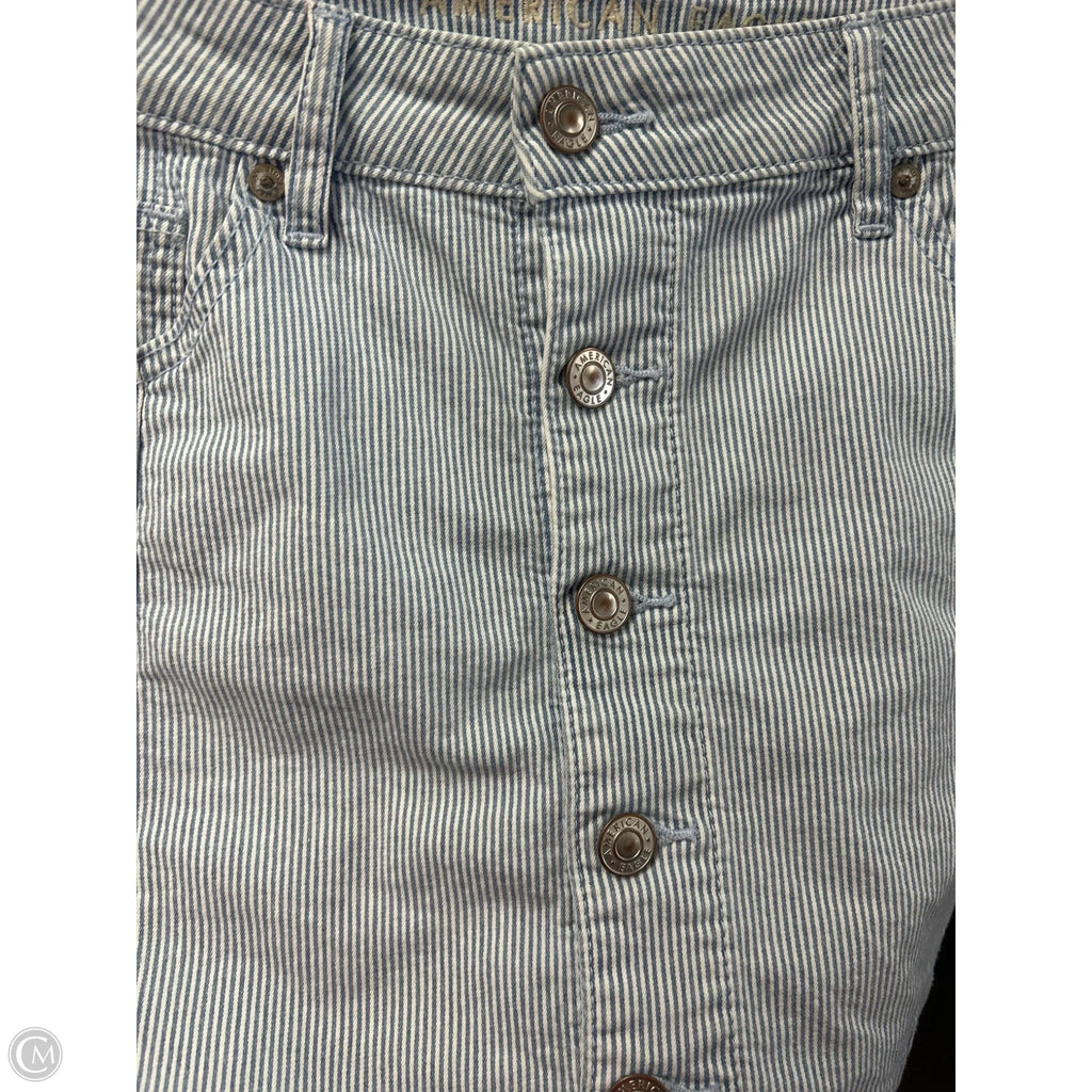 Skirt Mini & Short By American Eagle In Blue & White, Size: 6