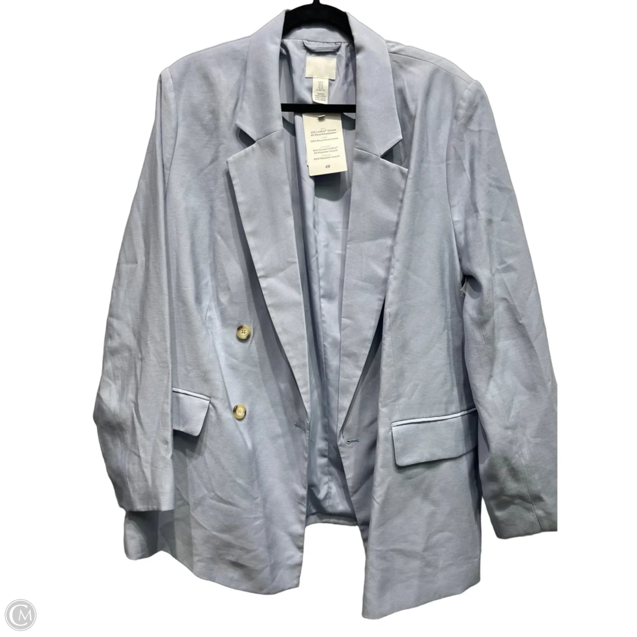 Blazer By H&m In Blue, Size: Xl
