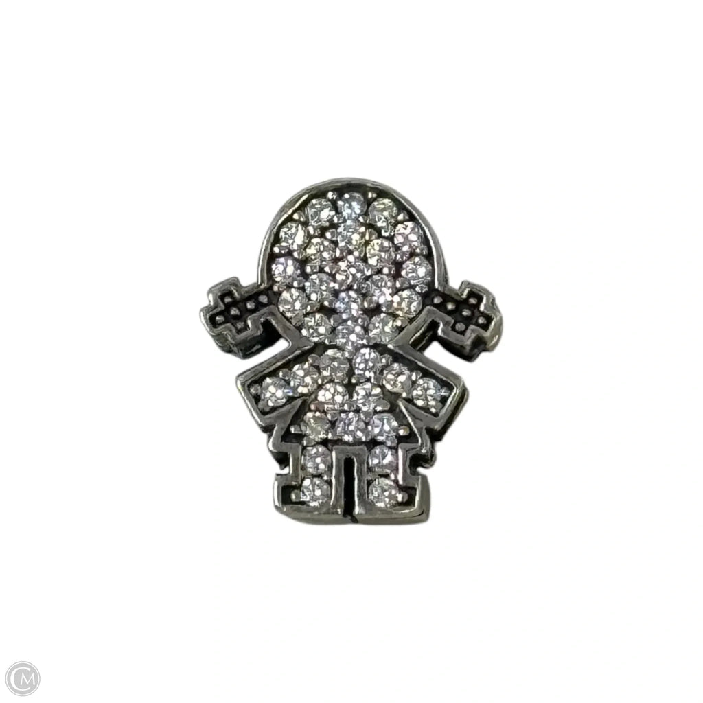 Little Girl Sterling Silver Bracelet Clip Charm
