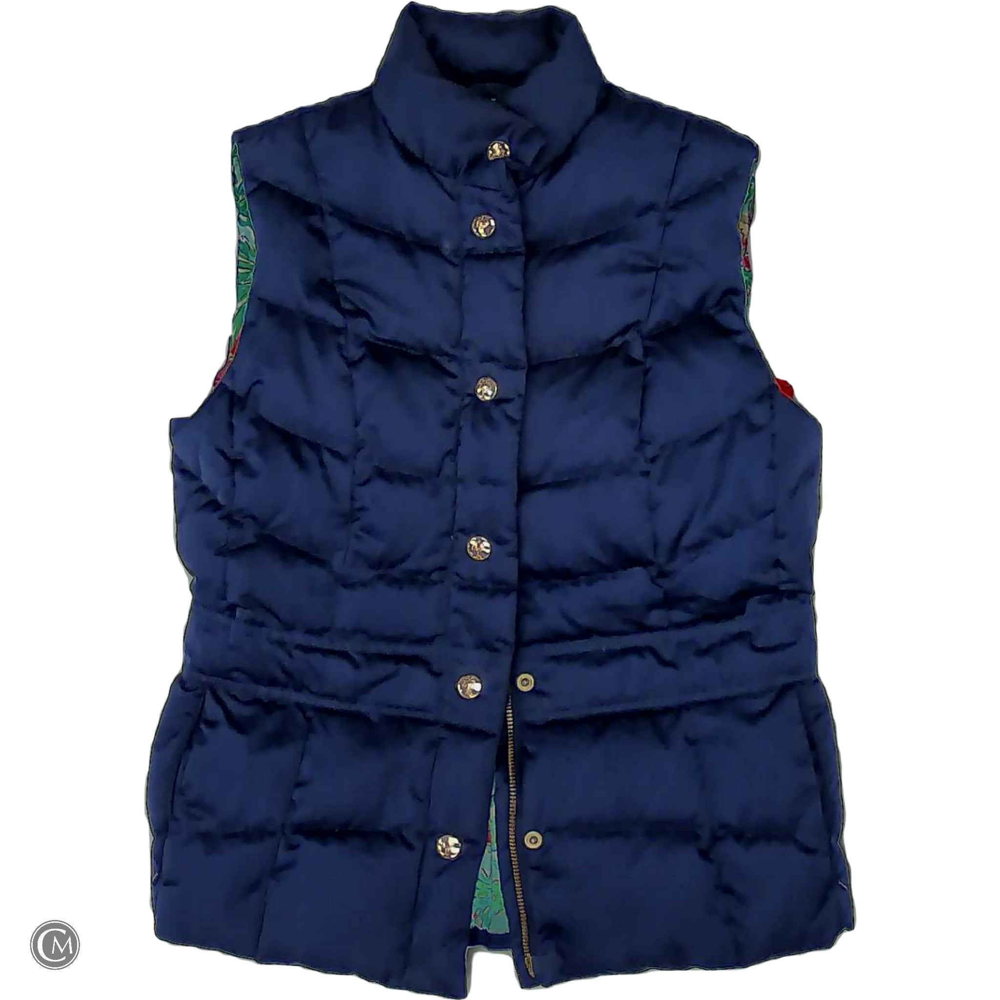 Vest Designer By Lilly Pulitzer In Navy, Size: Xs