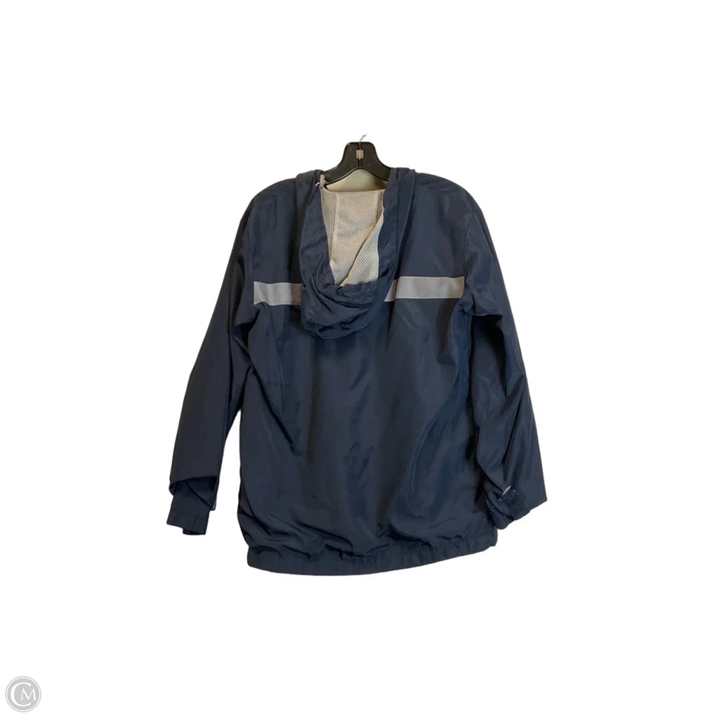 Jacket Windbreaker By Simply Southern In Navy, Size: S