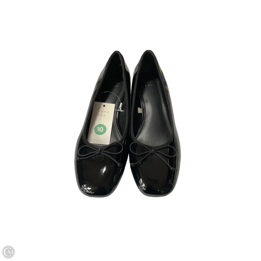 Shoes Flats By A New Day In Black, Size: 10