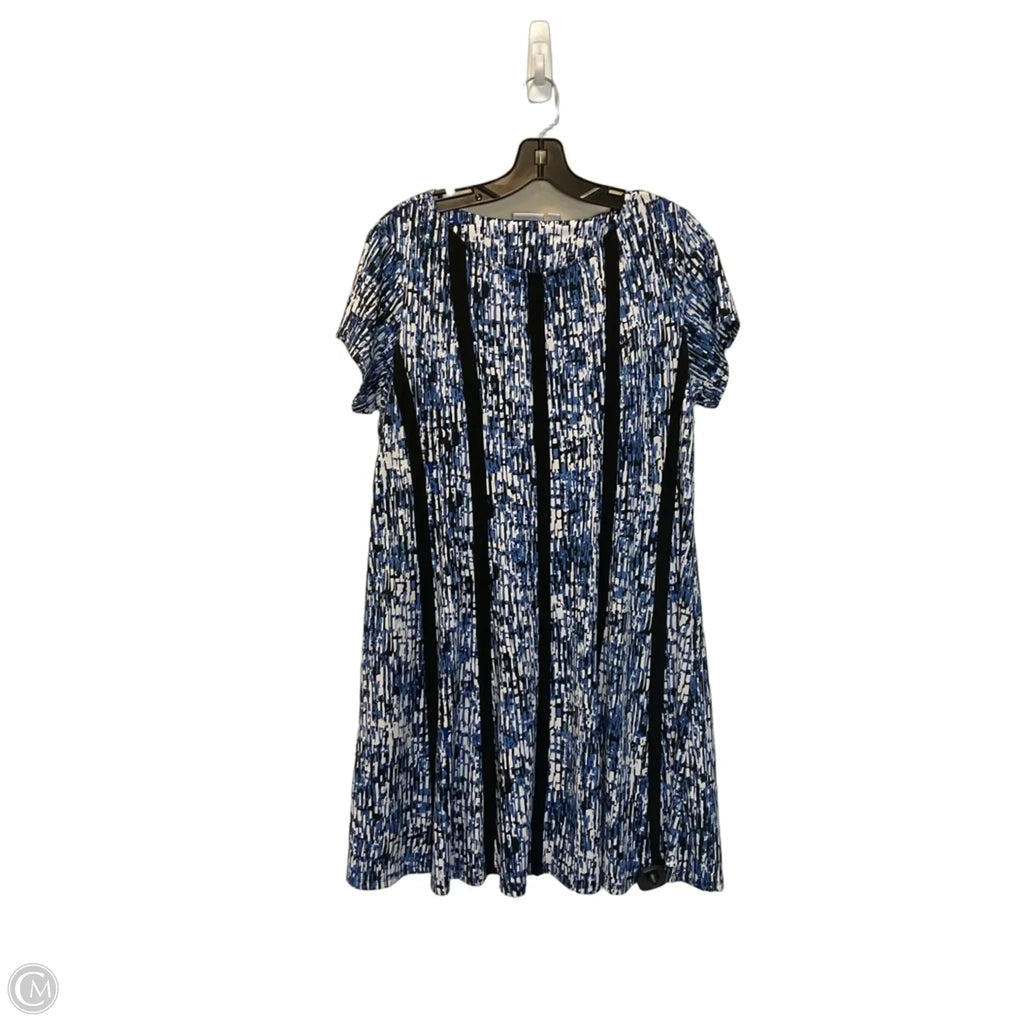 Dress Casual Short By Kim Rogers In Blue, Size: Lp