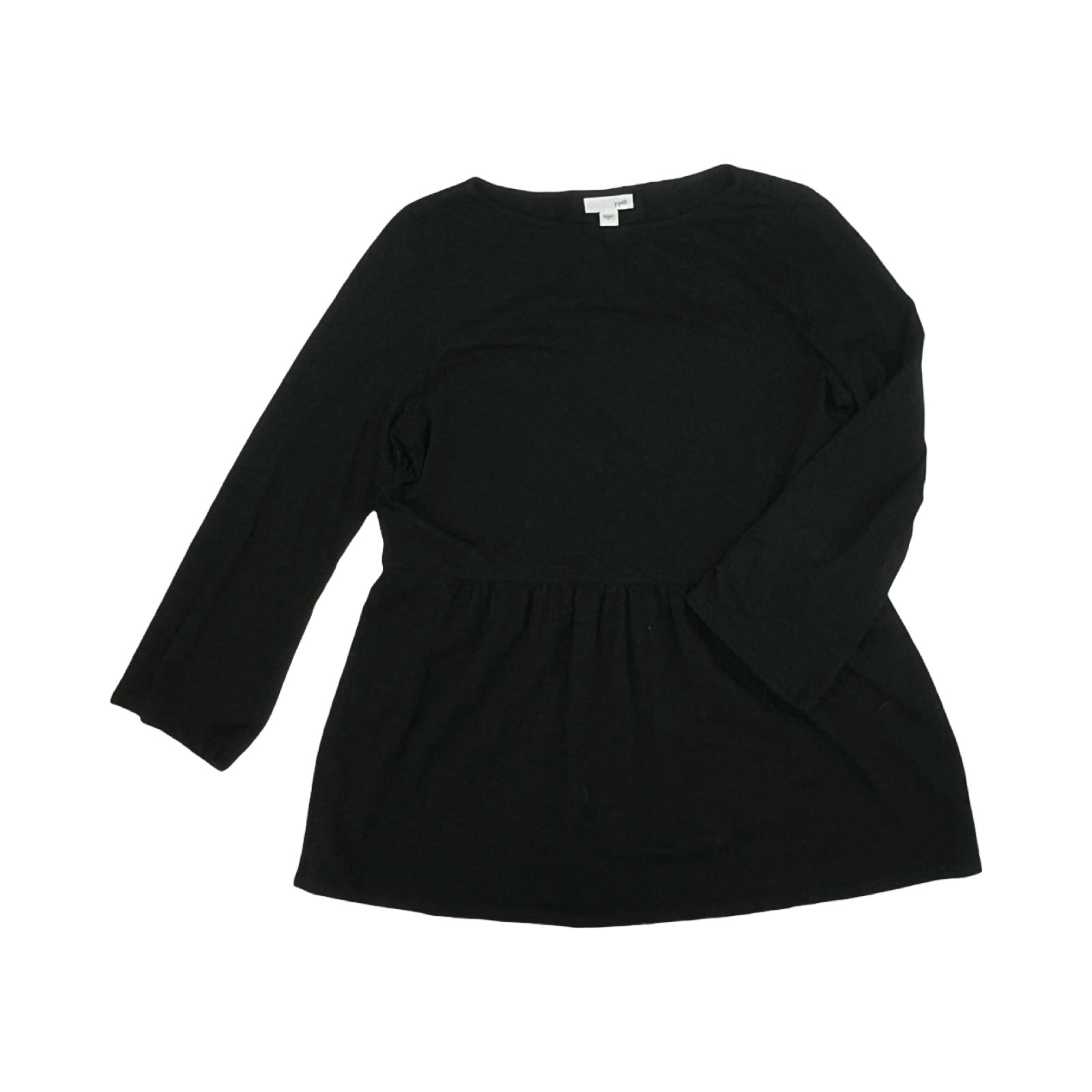 Top 3/4 Sleeve By J. Jill In Black, Size:S