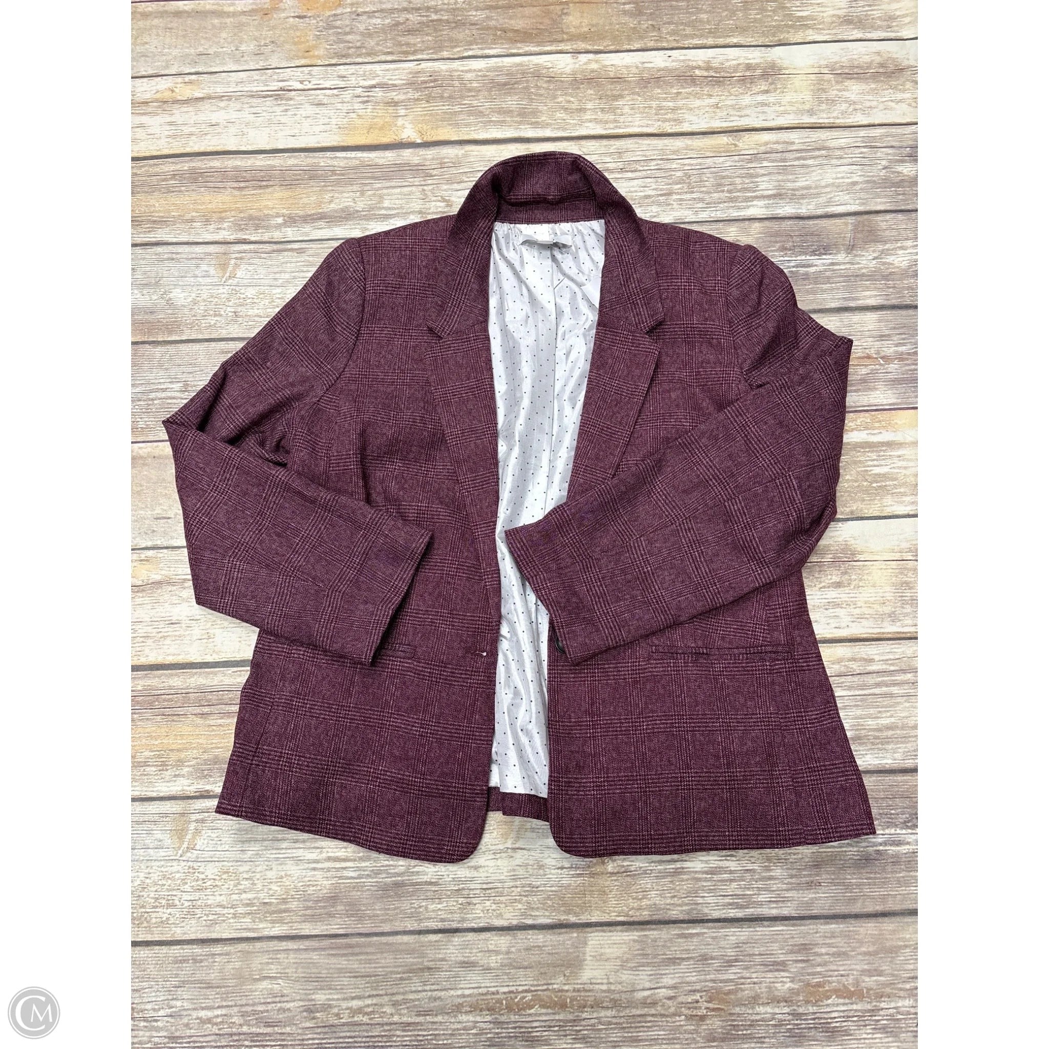 Blazer By Kensie In Purple, Size: L