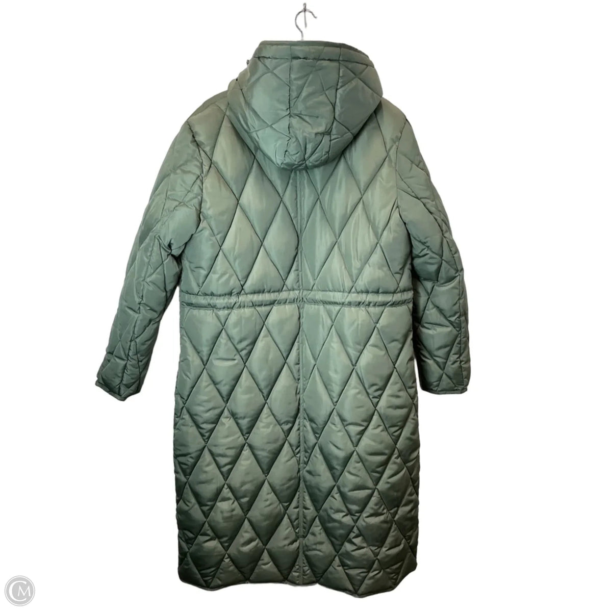 Coat Puffer & Quilted By Kenneth Cole In Green, Size: L