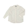 Blouse Ls By Gap In White, Size:Xxl